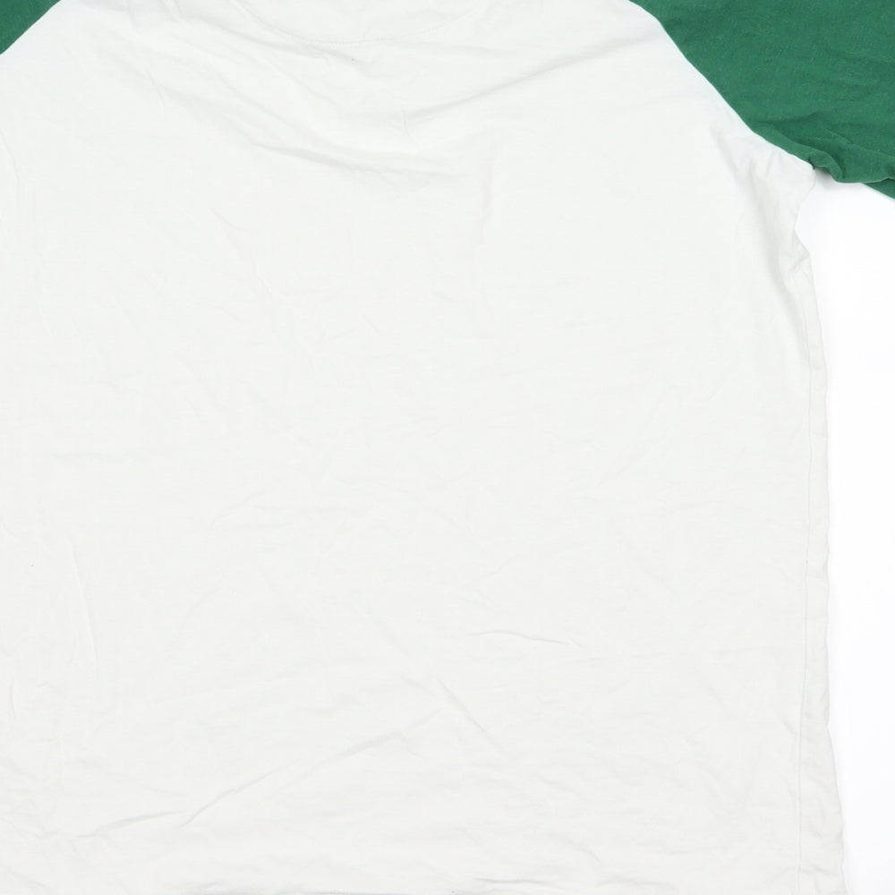 m&s Boys White   Basic T-Shirt Size 15 Years