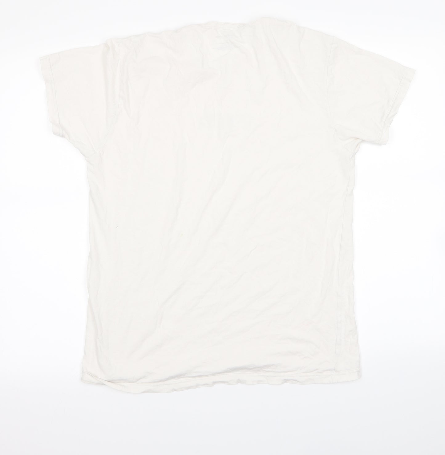 ARMANI Mens White    T-Shirt Size L