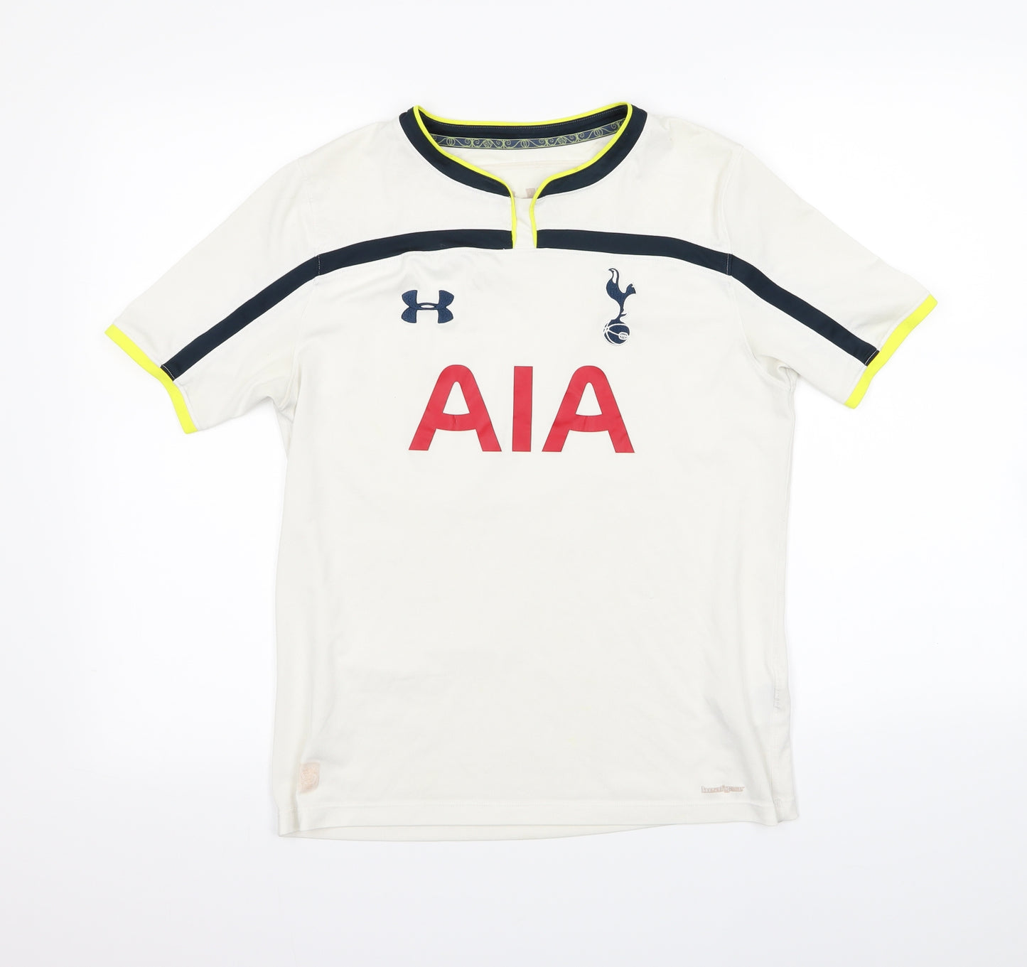 Under armour Boys White  Rayon Basic T-Shirt Size 10 Years  - AIA