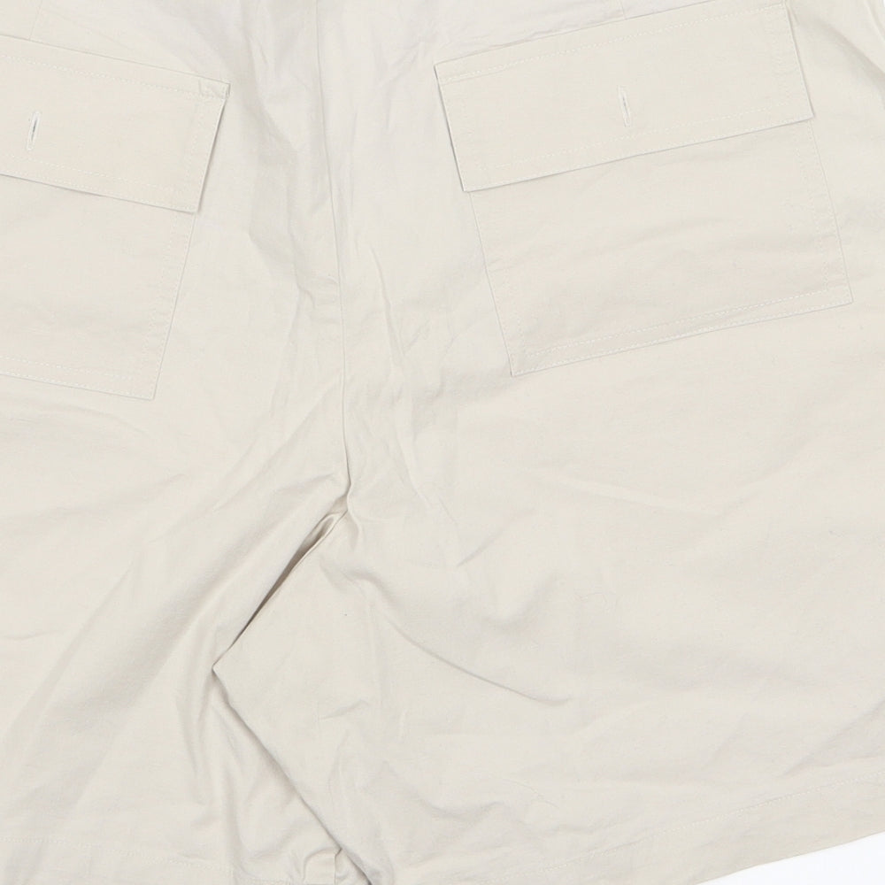 prewon Womens Beige   Cargo Shorts Size 18