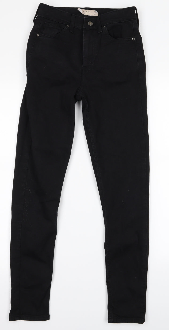 Topshop Womens Black   Skinny Jeans Size 26 L27 in