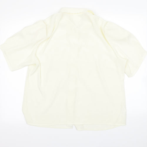 Preworn Womens Beige   Basic Blouse Size 18