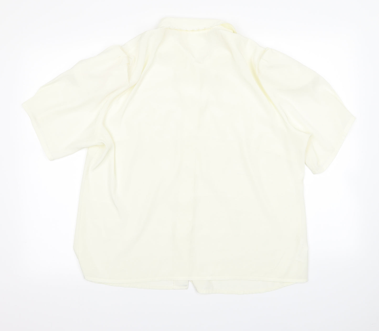 Preworn Womens Beige   Basic Blouse Size 18