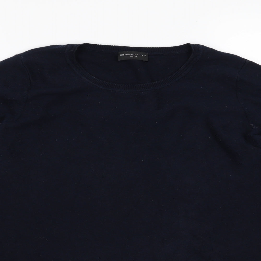 the white company Mens Blue   Pullover Jumper Size L