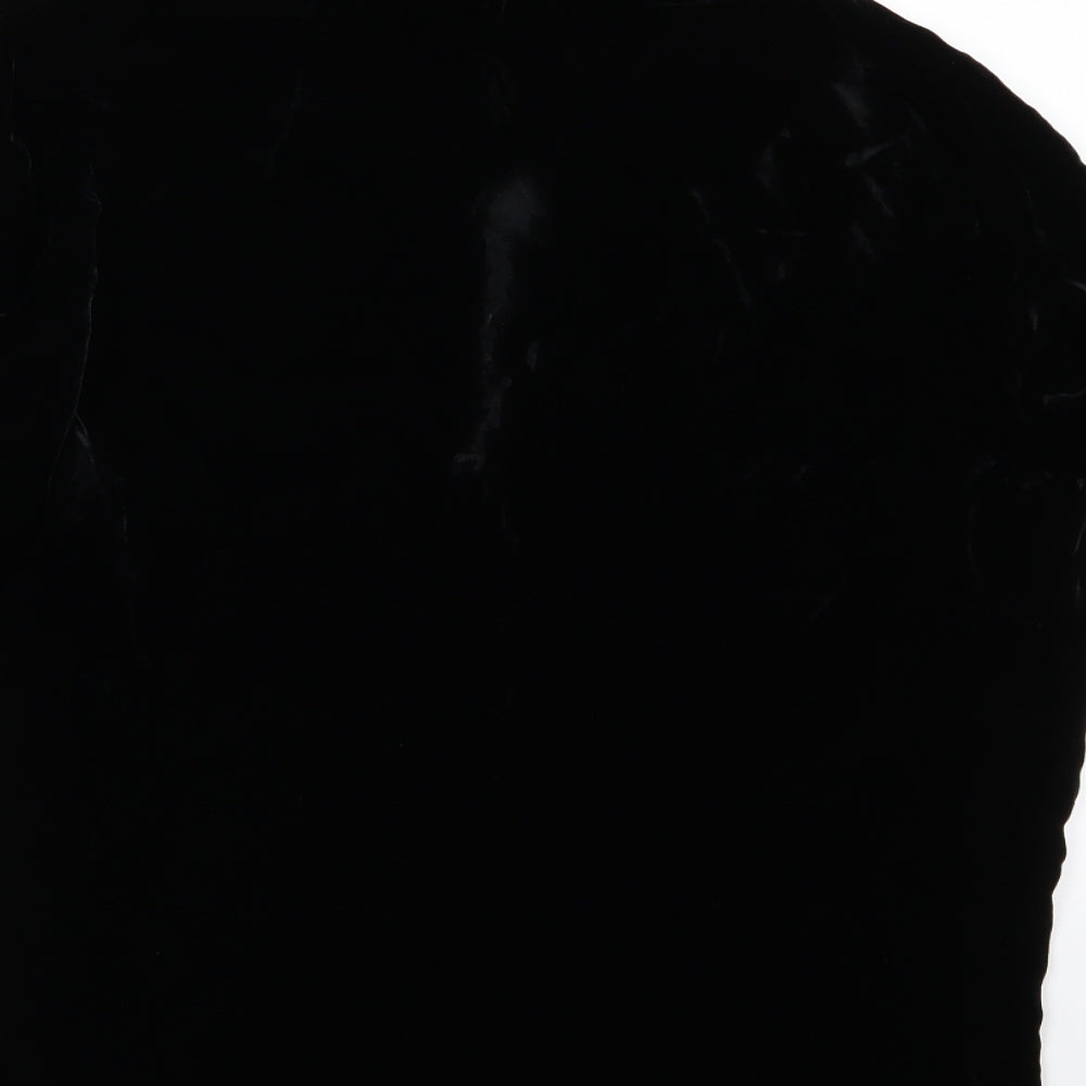 m&s Womens Black   Basic Button-Up Size 16