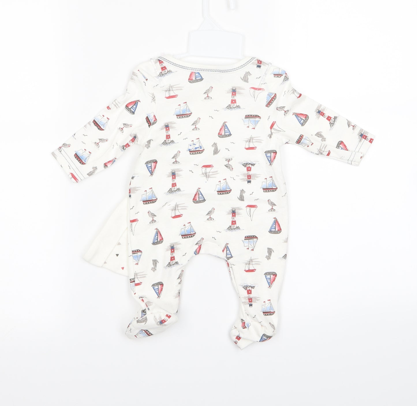 Bebe Bonito Baby White   Babygrow One-Piece Size Newborn