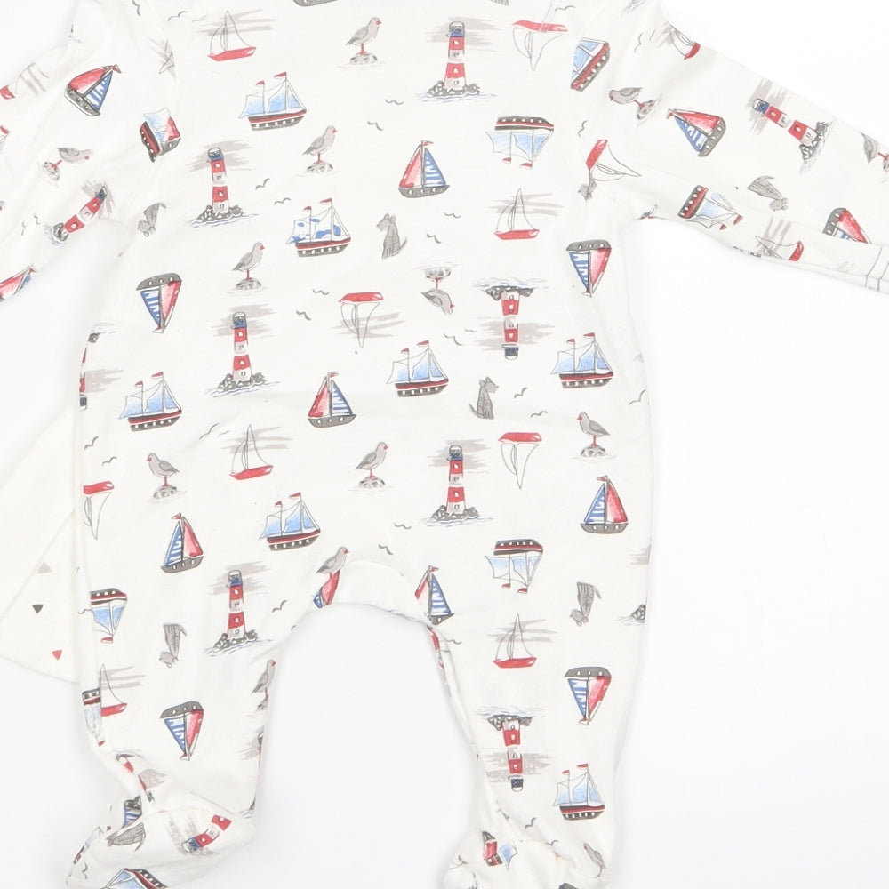 Bebe Bonito Baby White   Babygrow One-Piece Size Newborn