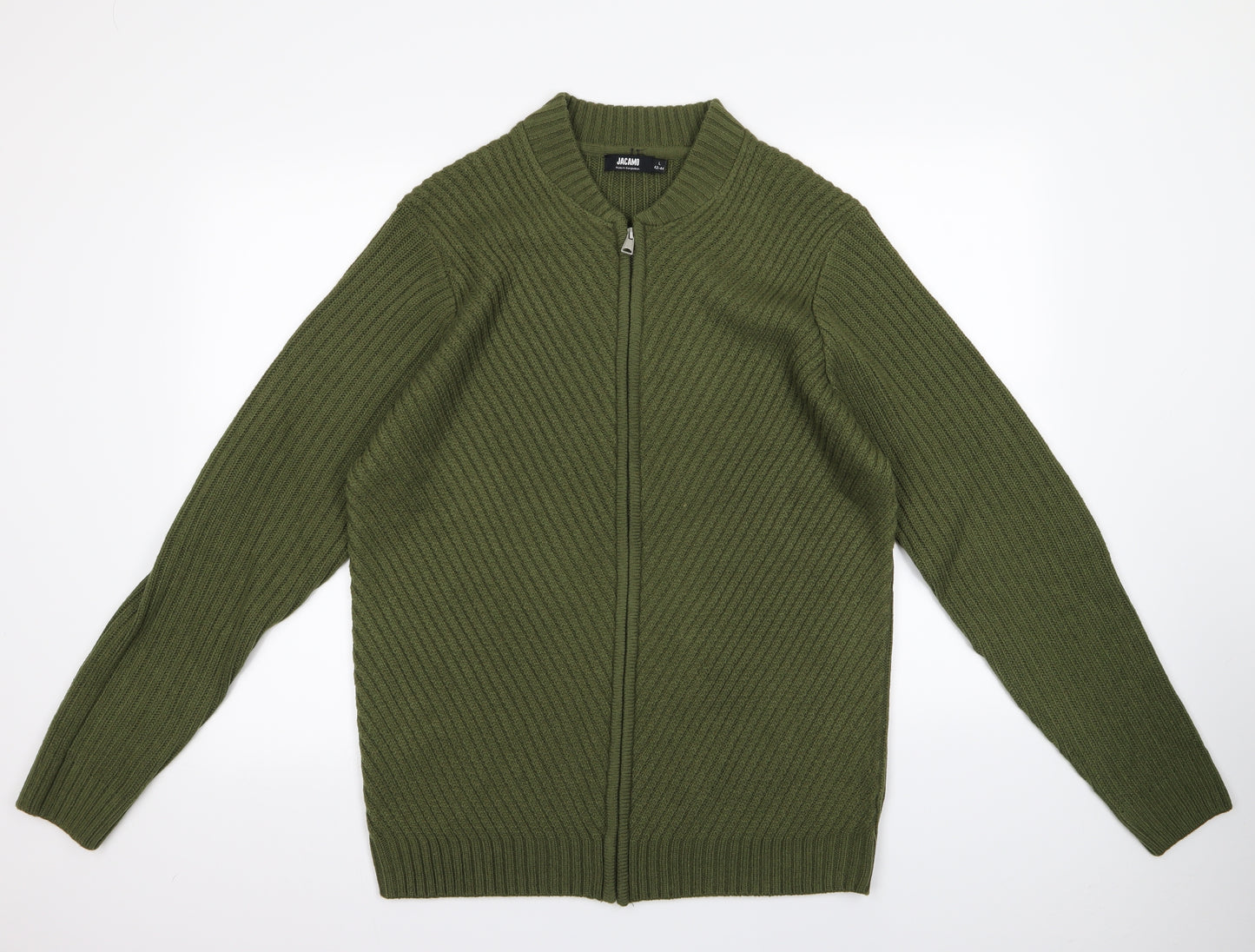 Jacamo Mens Red   Cardigan Jumper Size L