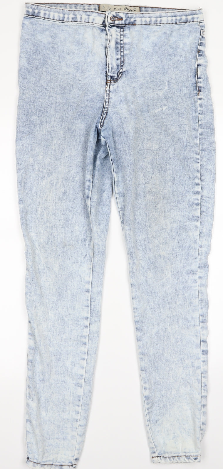 Primark Womens Blue   Bootcut Jeans Size 16 L24 in