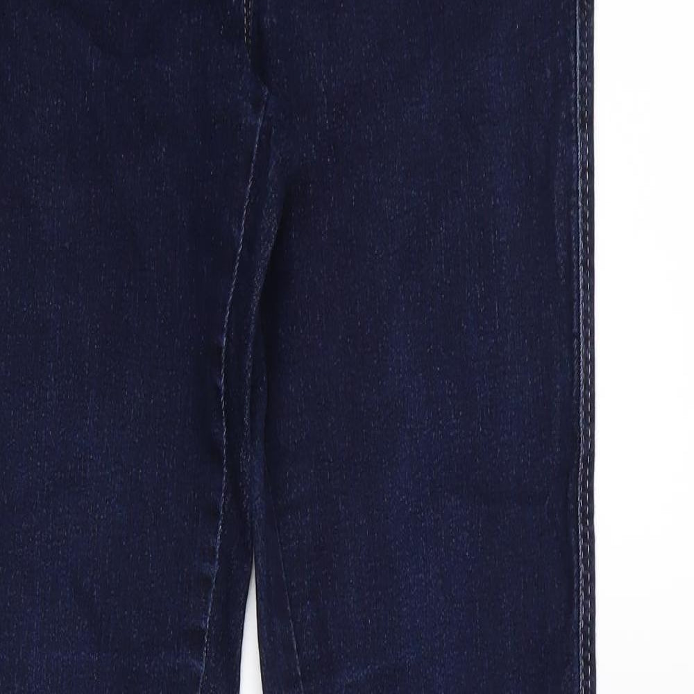 NEXT Womens Blue  Corduroy Bootcut Jeans Size 8 L26 in
