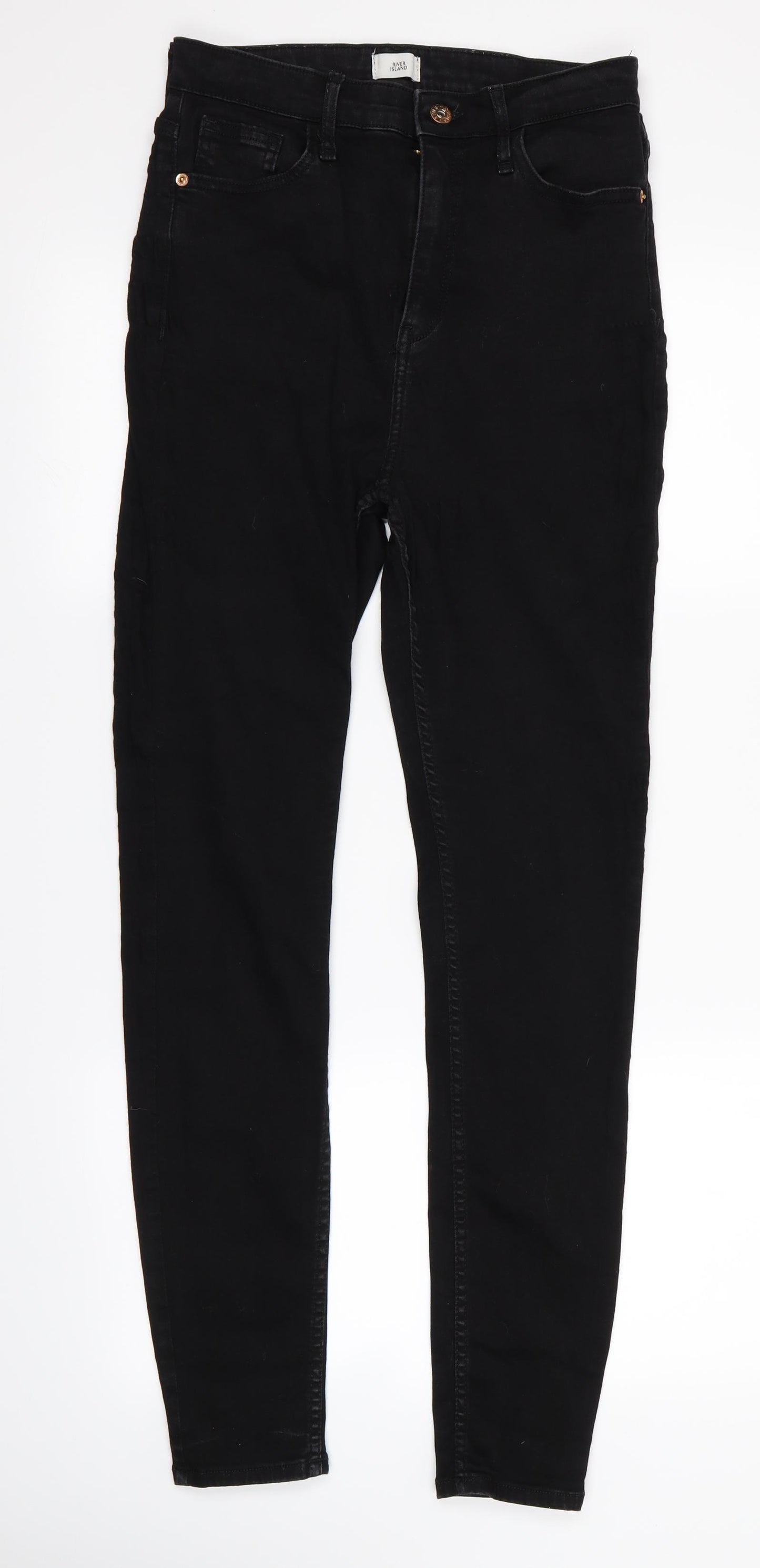 River Island Womens Black   Bootcut Jeans Size 12 L27 in