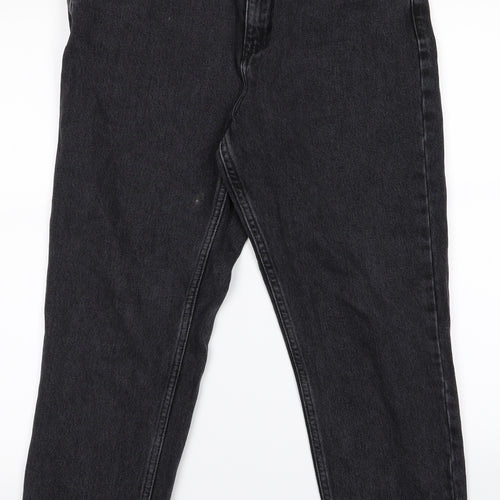 Topshop Womens Grey   Tapered Jeans Size 10 L20.5 in