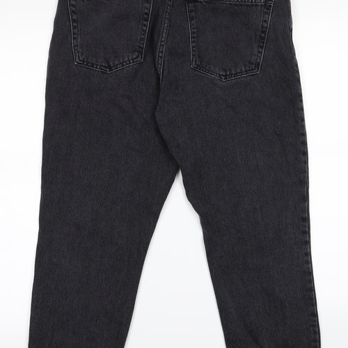 Topshop Womens Grey   Tapered Jeans Size 10 L20.5 in