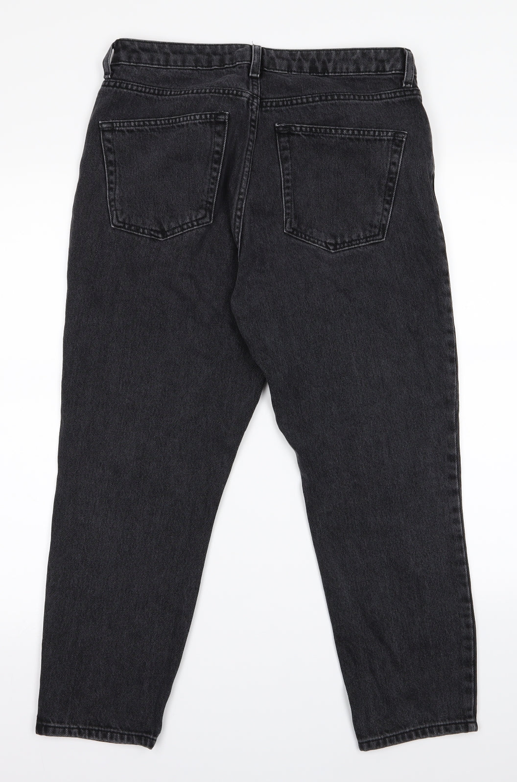 Topshop Womens Grey   Tapered Jeans Size 10 L20.5 in