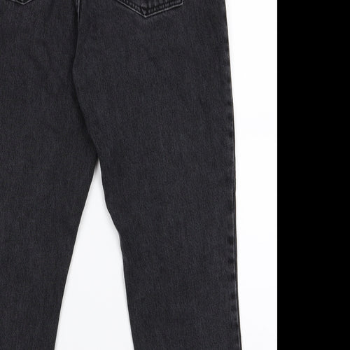 Topshop Womens Grey   Tapered Jeans Size 10 L20.5 in