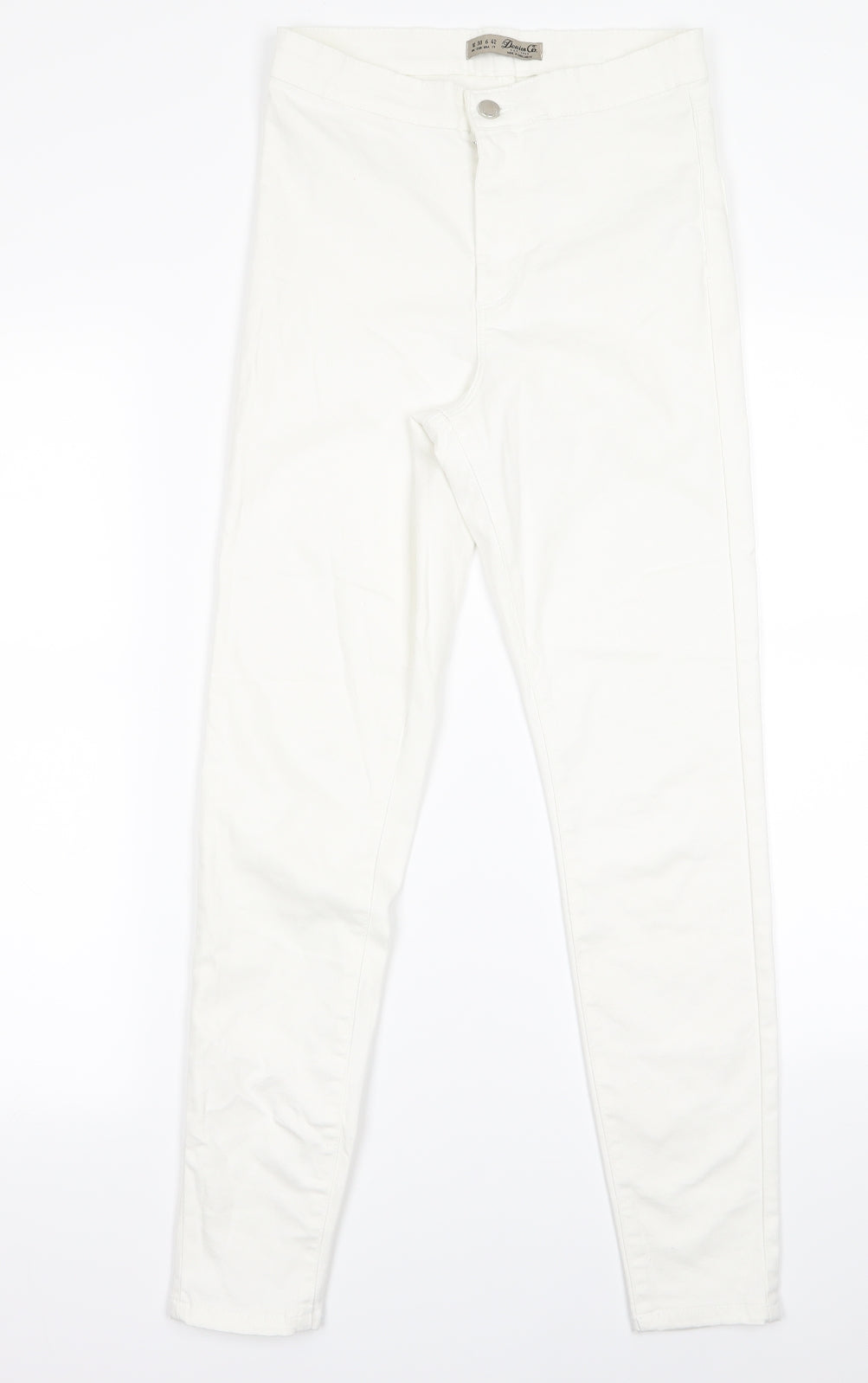 Primark Womens White   Trousers  Size 10 L26 in