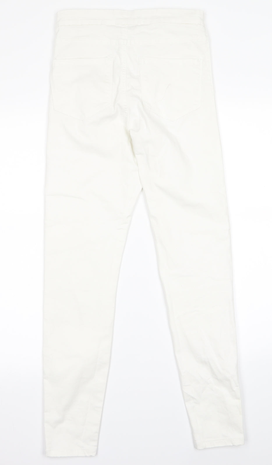 Primark Womens White   Trousers  Size 10 L26 in