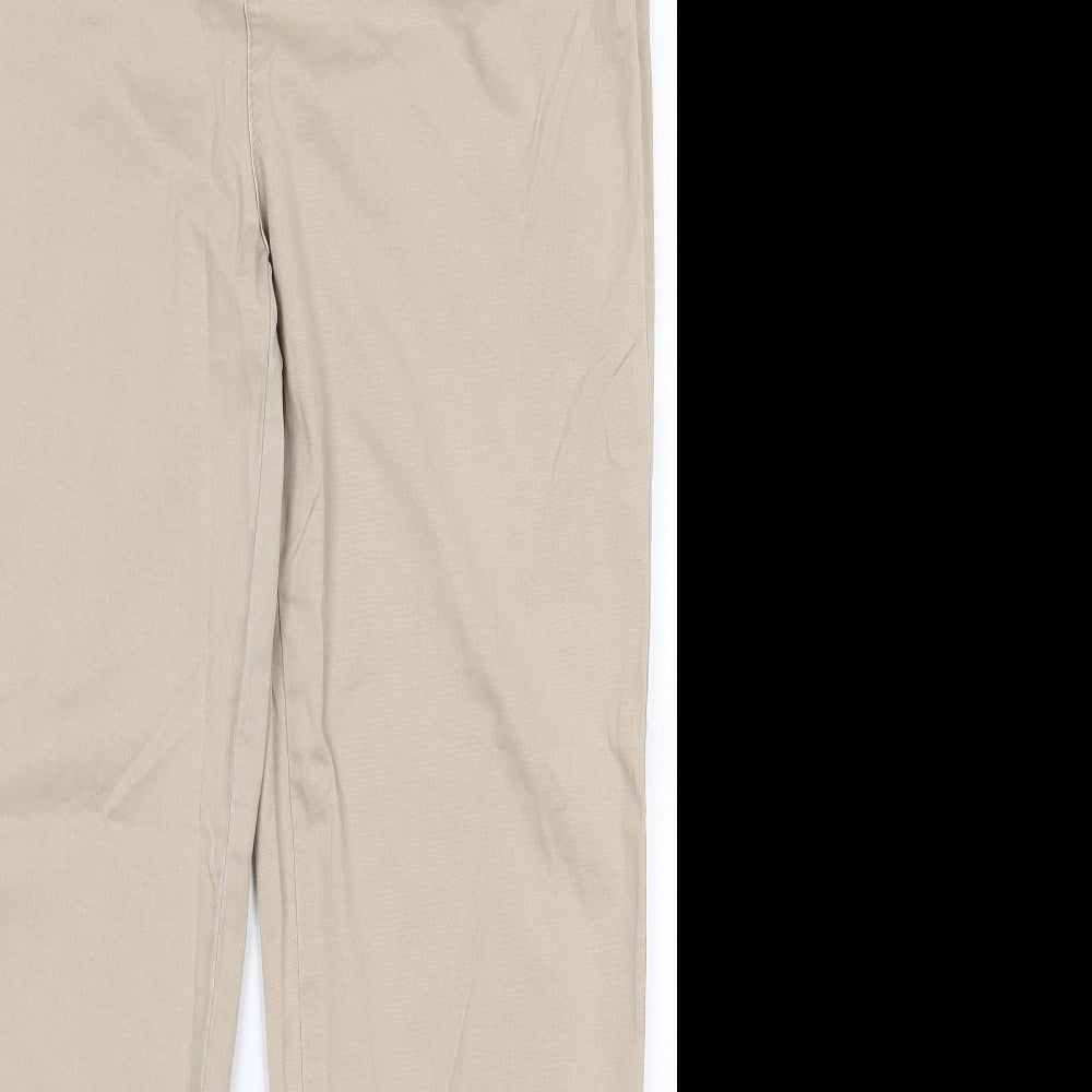 George Womens Beige   Tapered Jeans Size 14 L25 in