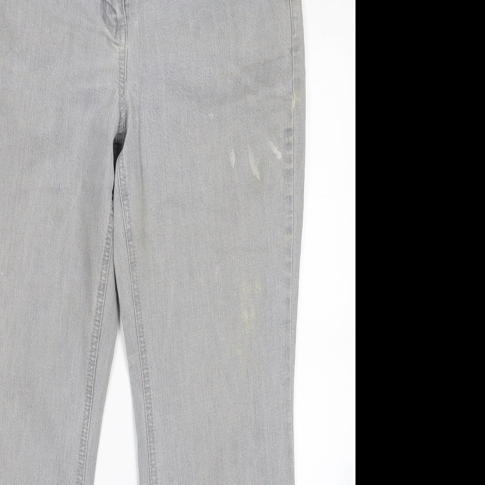 peruna Womens Grey   Bootcut Jeans Size 12 L24 in