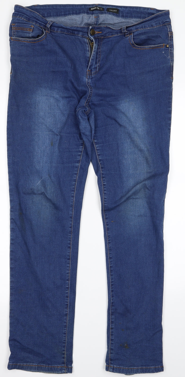 TU Womens Blue   Bootcut Jeans Size 14 L27 in