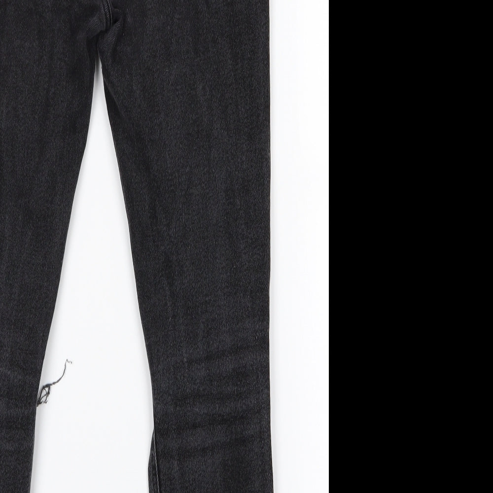 hallie Womens Grey   Bootcut Jeans Size 14 L24 in