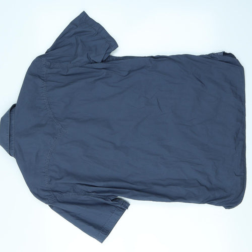 Levis Mens Blue    Button-Up Size M