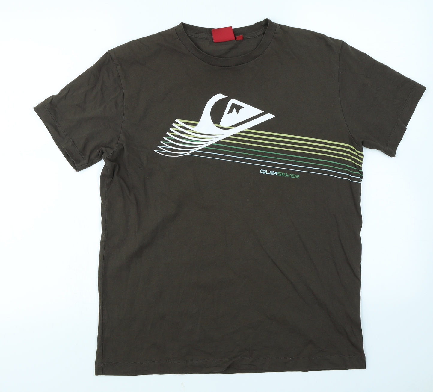 Quiksilver Mens Brown    T-Shirt Size M