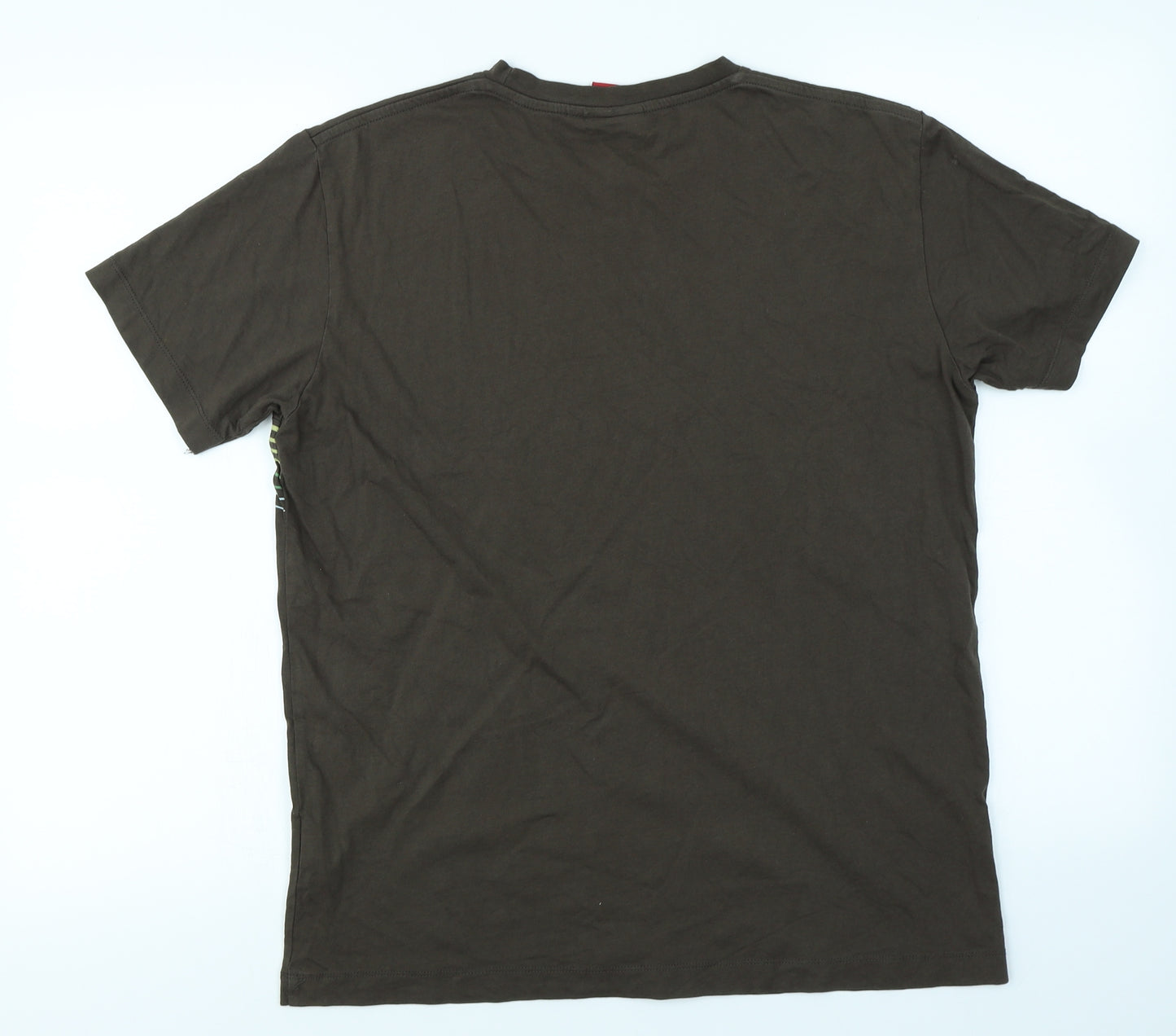 Quiksilver Mens Brown    T-Shirt Size M