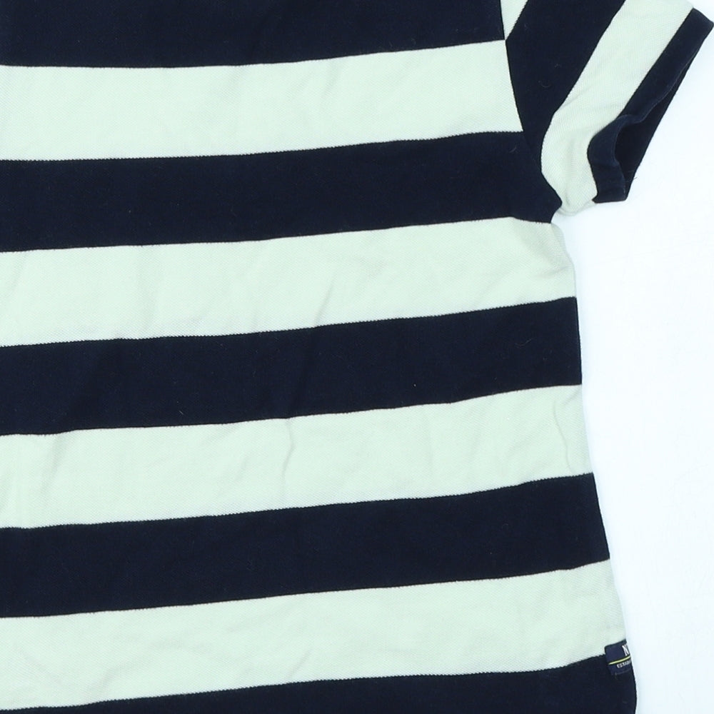 NEXT Boys Ivory Striped  Basic T-Shirt Size 5 Years