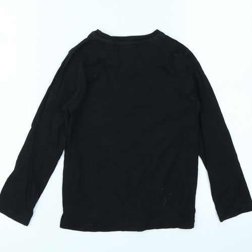Bluezoo Boys Black   Basic T-Shirt Size 5-6 Years
