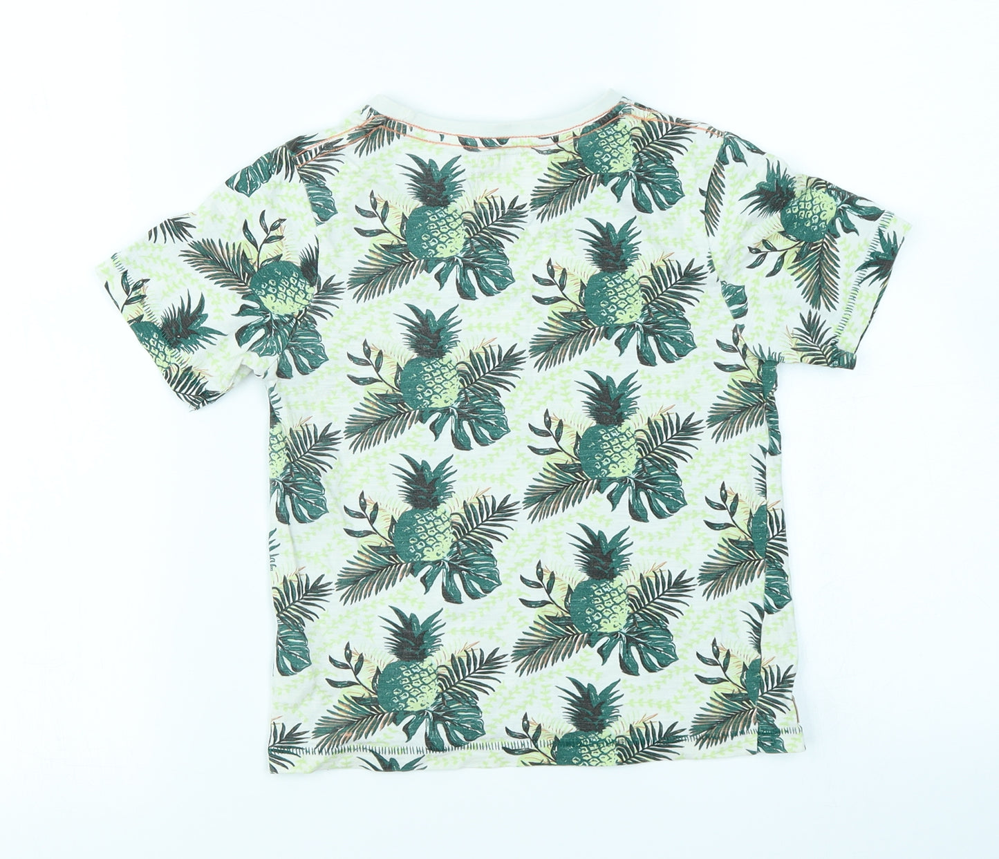 TU Boys Green   Basic T-Shirt Size 5 Years  - Pineapple