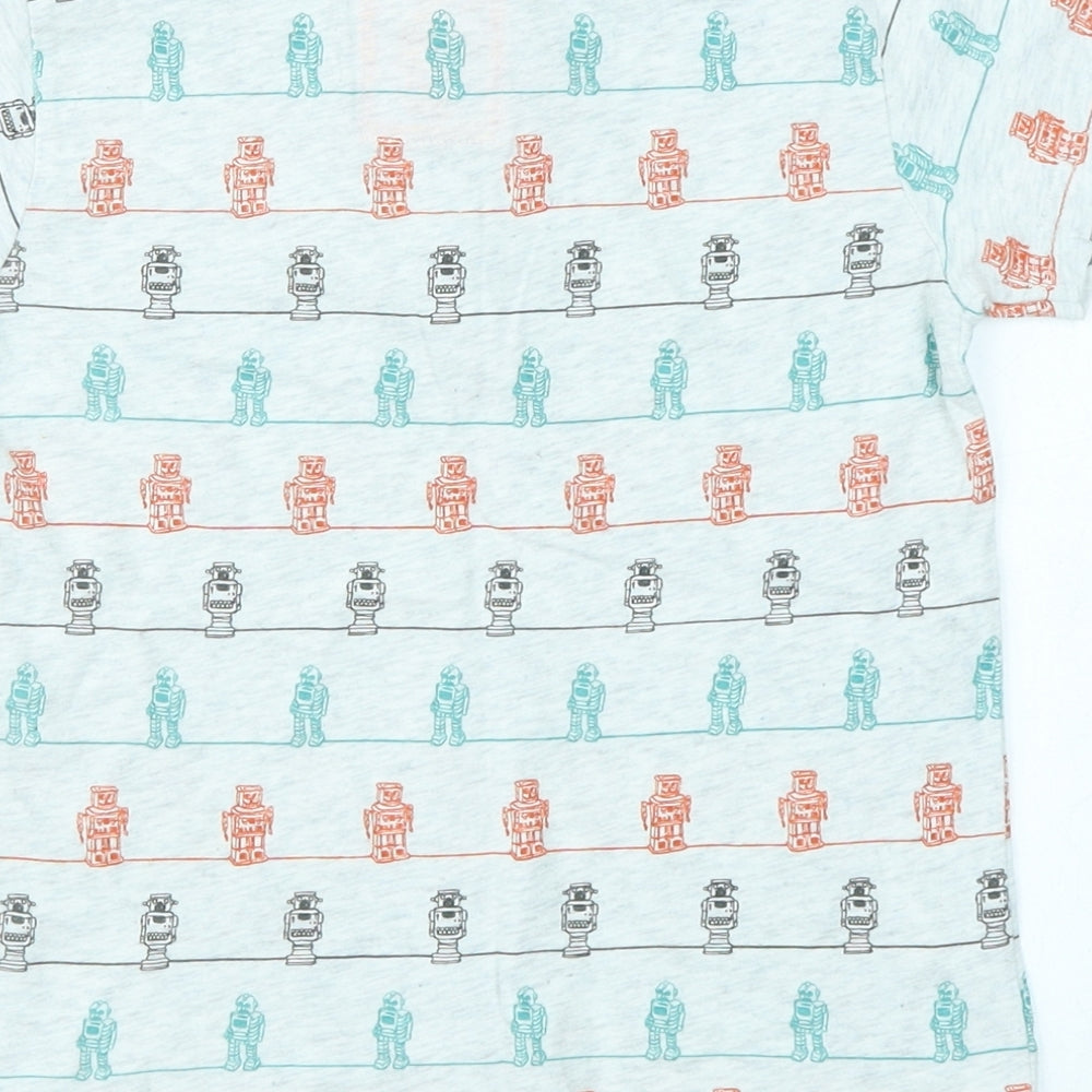 TU Boys Grey   Basic T-Shirt Size 3-4 Years  - Robot