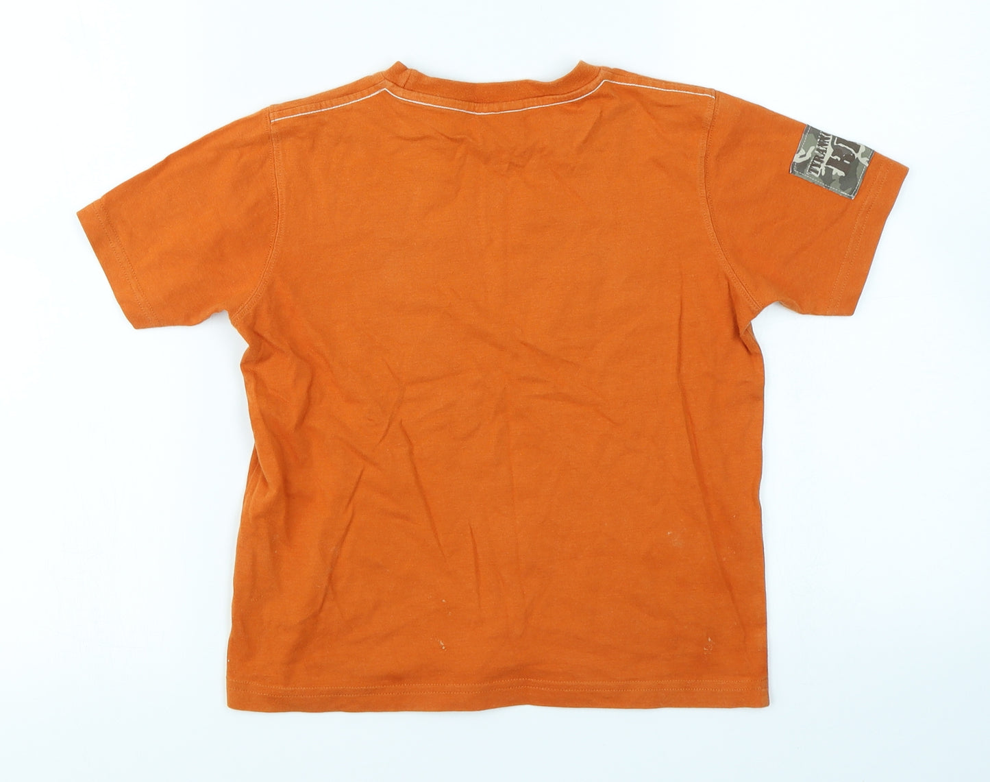 NEXT Boys Orange   Basic T-Shirt Size 5 Years  - Tyrannosaurus Rex