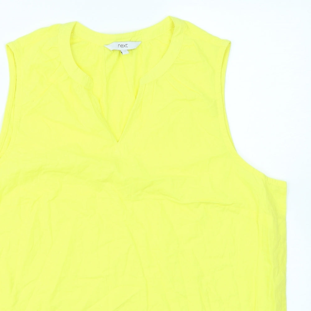 NEXT Womens Yellow   Basic Tank Size 18