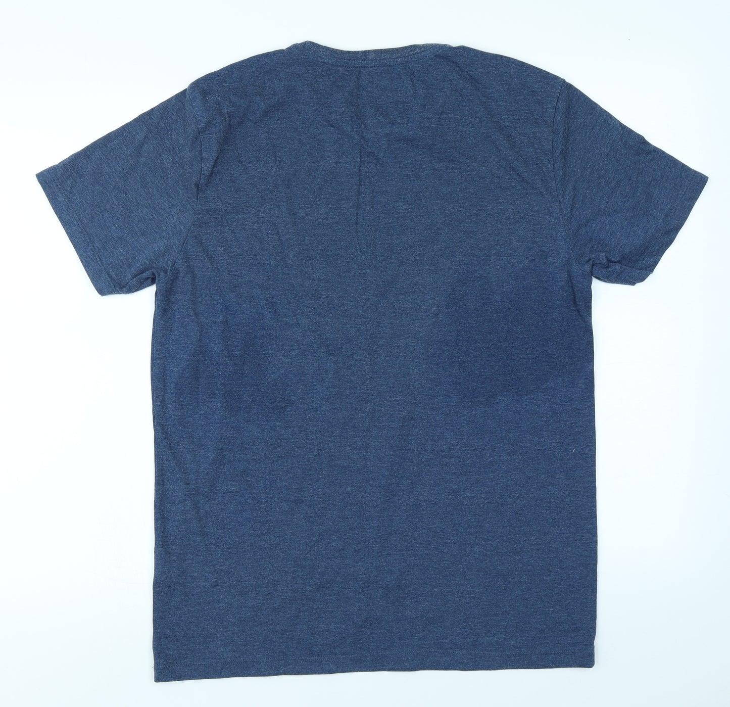 Peacocks Mens Blue    T-Shirt Size M  - Christmas Coca Cola