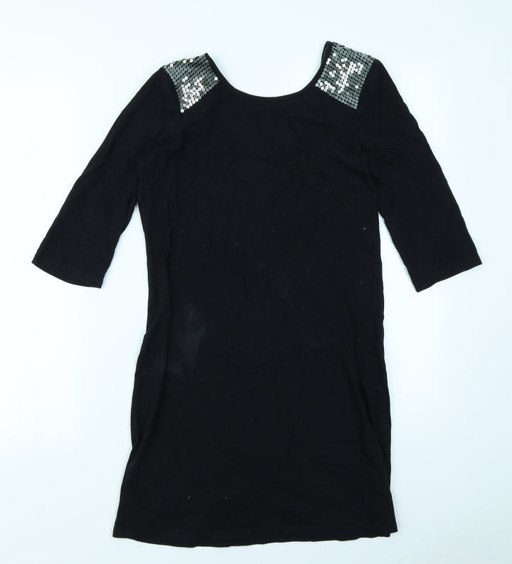 Dorothy Perkins Womens Black Bodycon Size 10