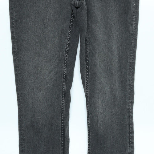 H&M Womens Grey  Denim Skinny Jeans Size 10 L28 in