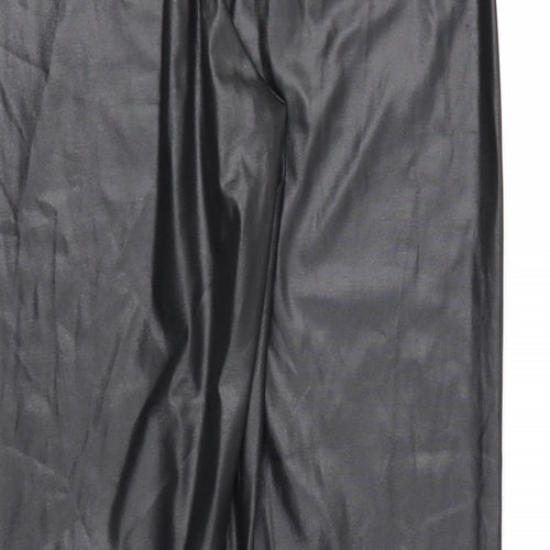 Boohoo Womens Black   Trousers  Size 12 L28 in