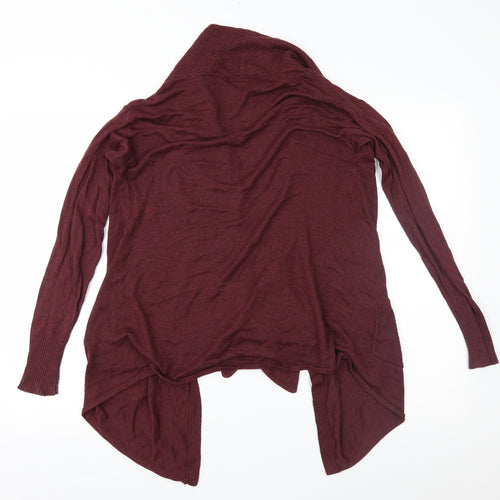 George Womens Purple  Knit Cardigan Jumper Size 10