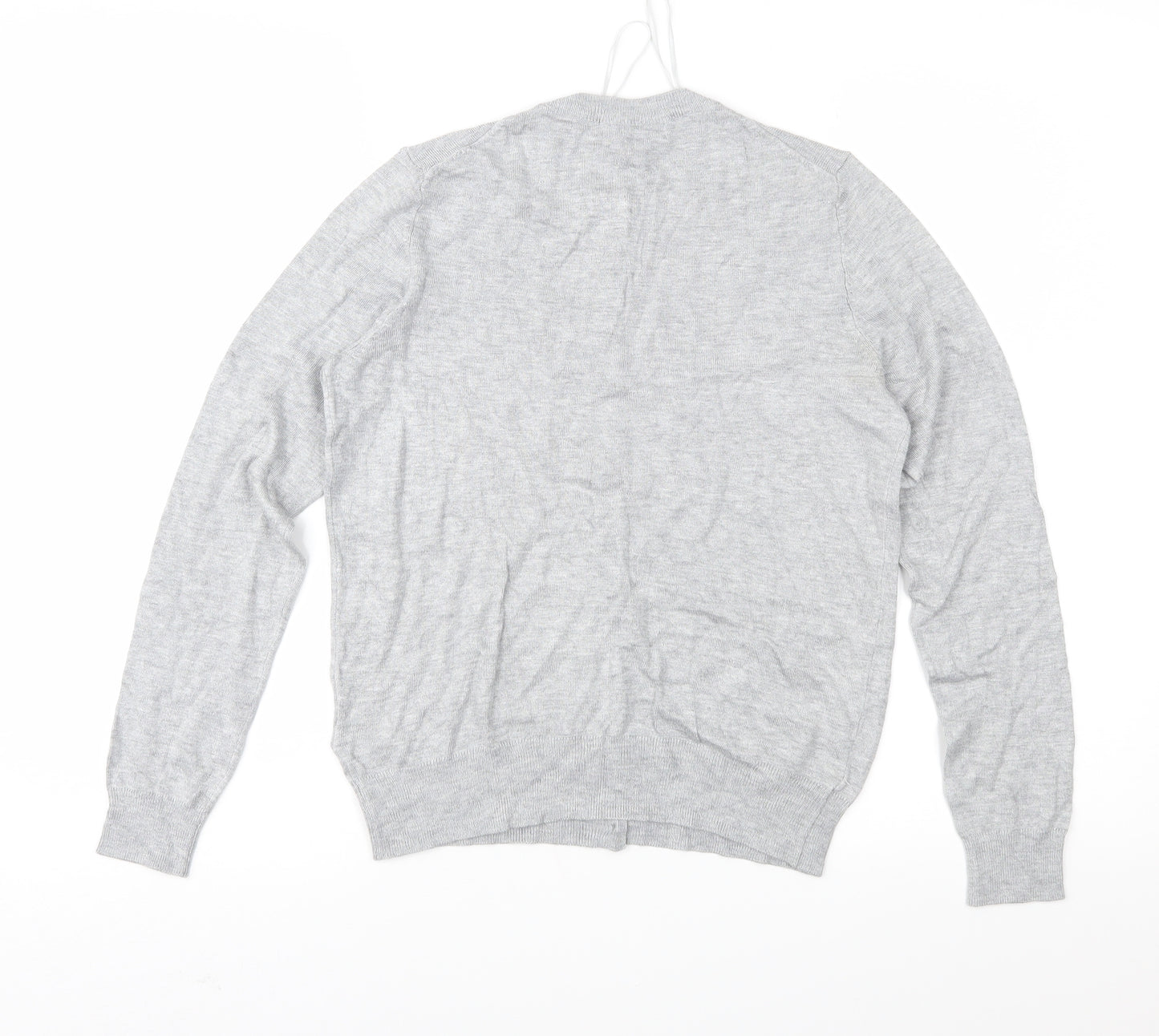 Marks and Spencer Womens Grey  Knit Cardigan Jumper Size 8