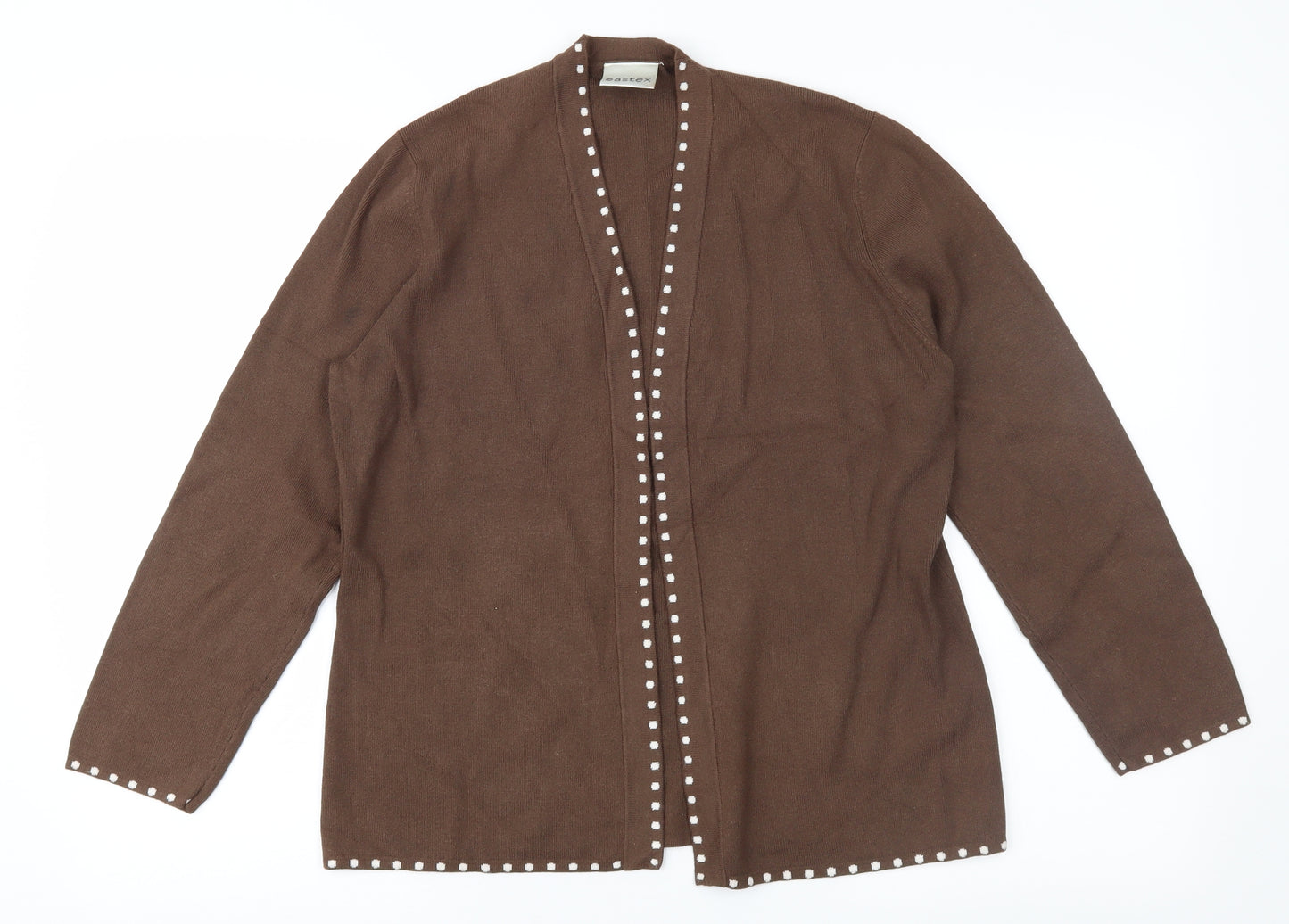 Eastex Womens Brown   Cardigan Jumper Size 10