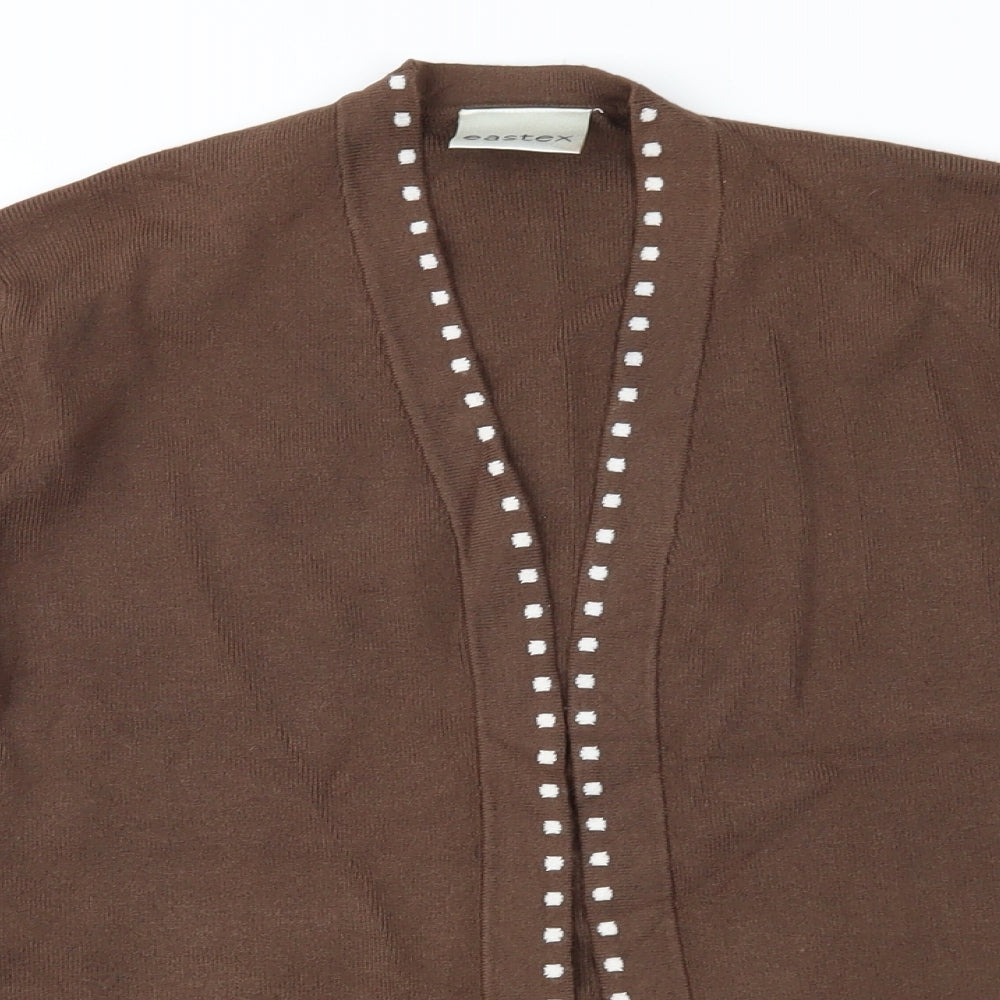 Eastex Womens Brown   Cardigan Jumper Size 10