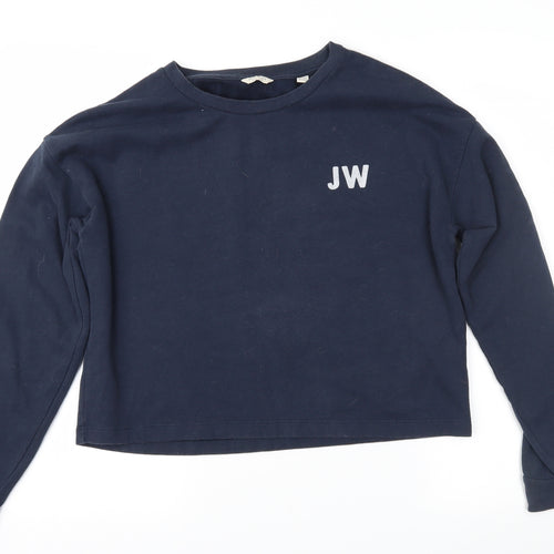 Jack Wills Womens Blue   Pullover Sweatshirt Size 12