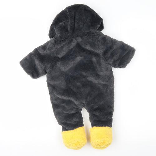F&F Baby Grey Colourblock  Overcoat Snowsuit Size Newborn  - PENGUIN