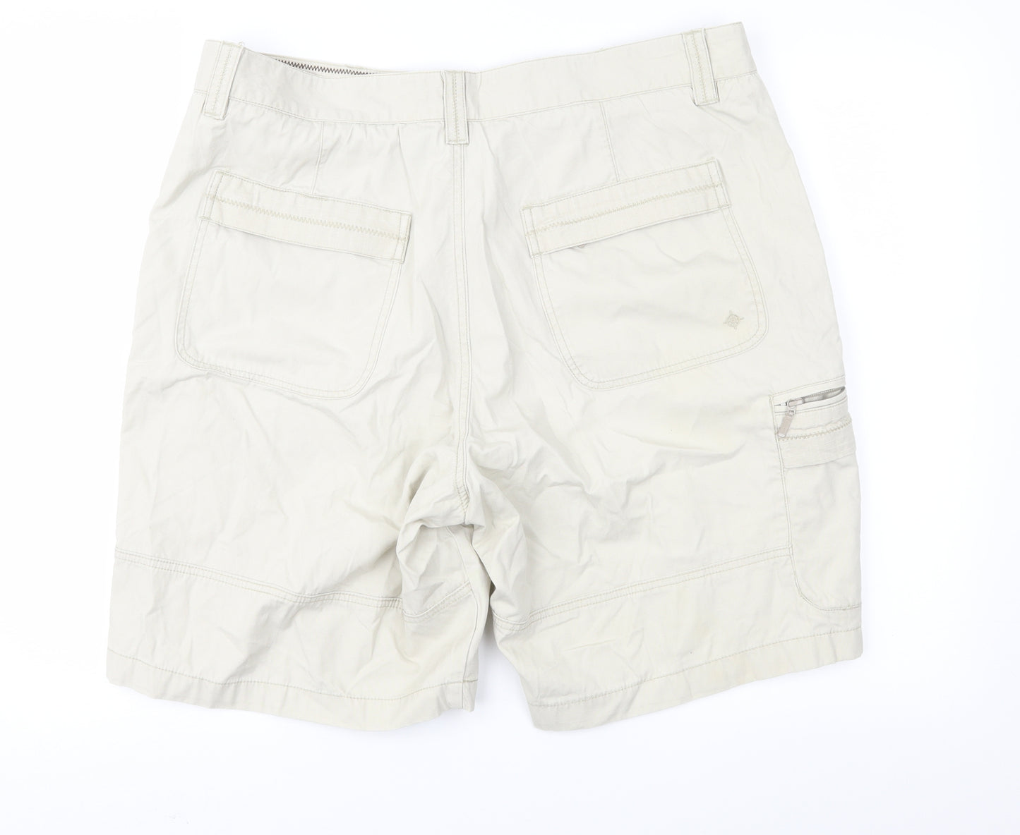 Maine New England Mens Beige   Cargo Shorts Size 40 in