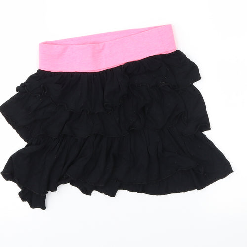 George Girls Black  Jersey Tutu Skirt Size 6-7 Years