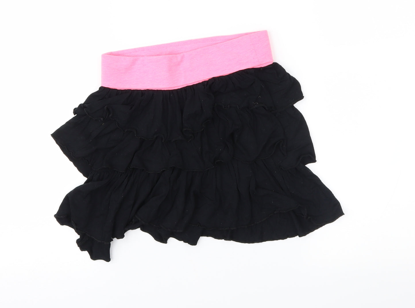 George Girls Black  Jersey Tutu Skirt Size 6-7 Years
