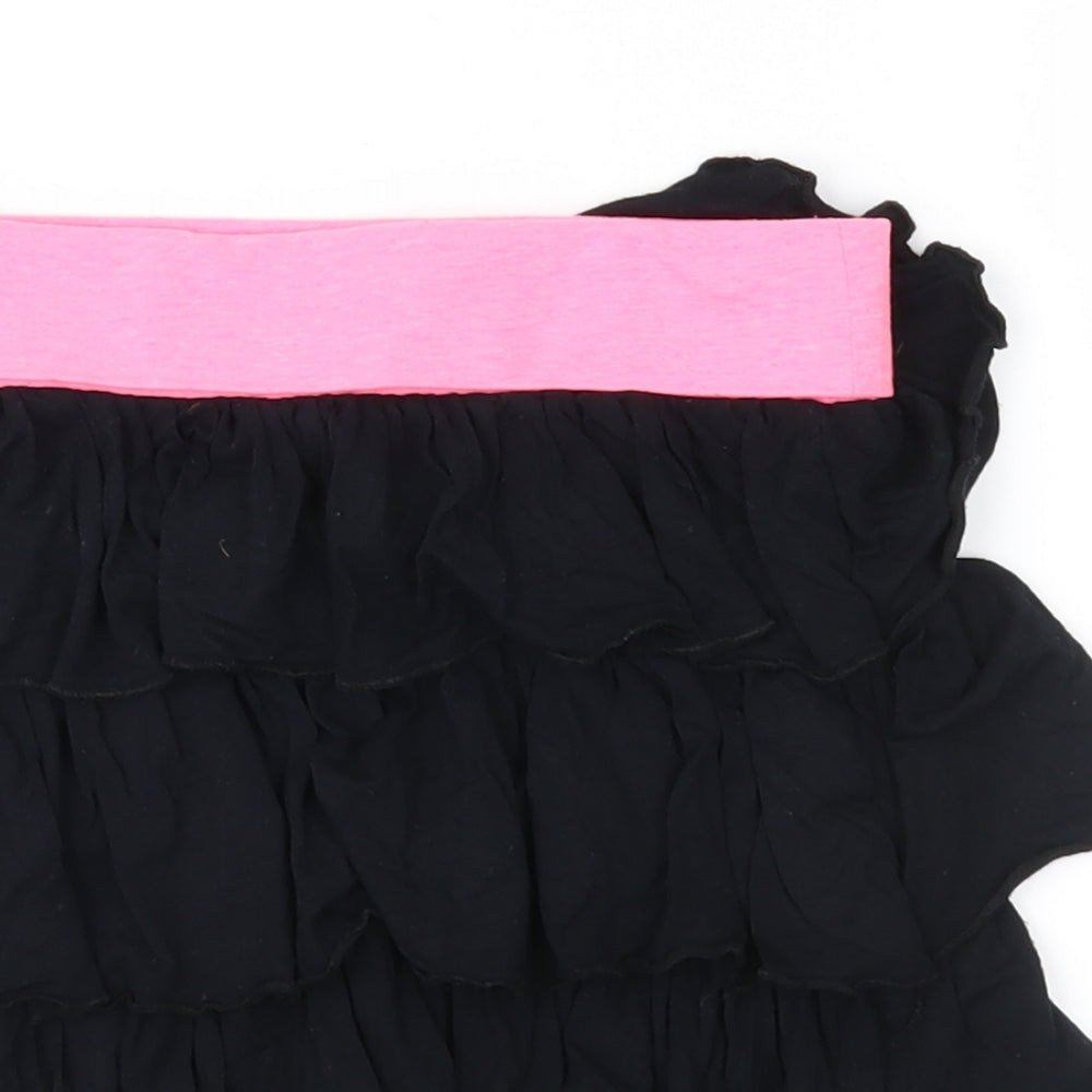 George Girls Black  Jersey Tutu Skirt Size 6-7 Years