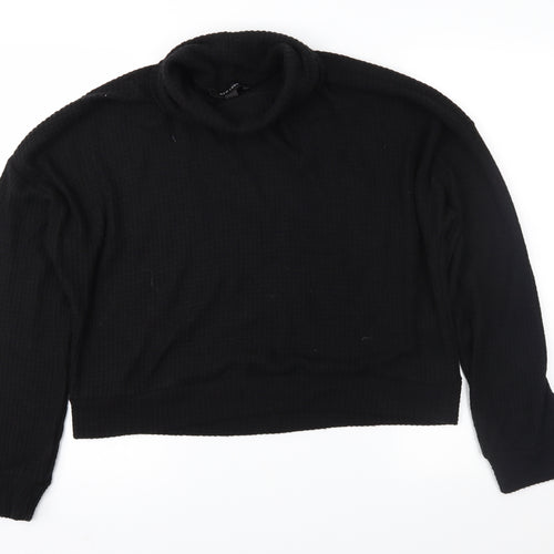 New Look Womens Black   Pullover Jumper Size L