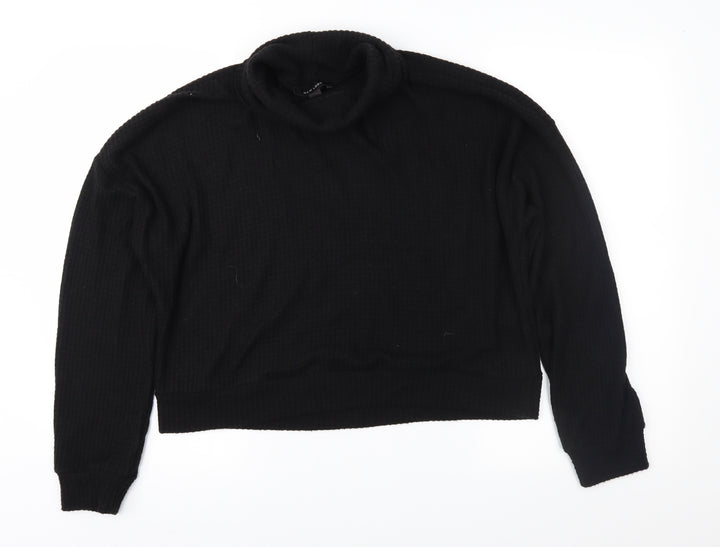 New Look Womens Black   Pullover Jumper Size L